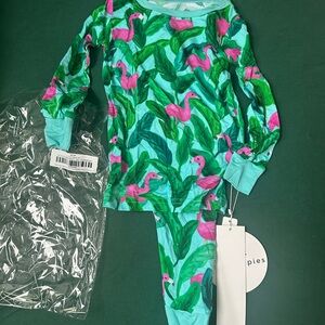 Little Sleepies Bamboo Flamingo Pajama Set